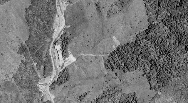 空中写真-古遠部鉱山-1965年