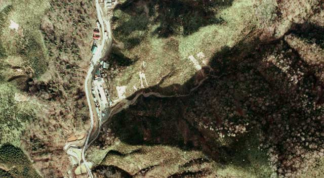 空中写真-古遠部鉱山-1975年