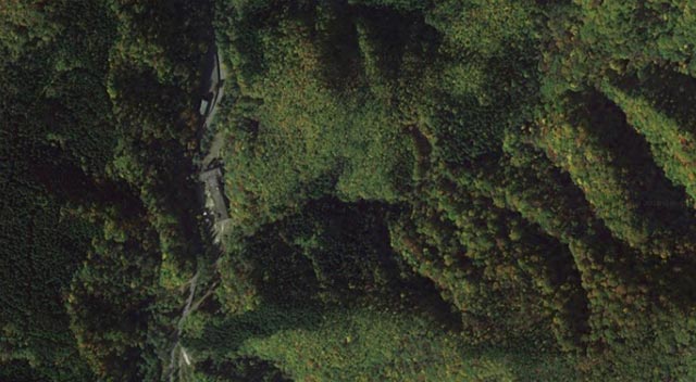 空中写真-古遠部鉱山-2016年