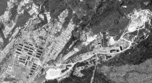 空中写真-三川鉱山-1956年